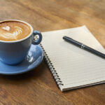 Coffee and notepad