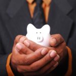 Lifetime gifting piggy bank concept